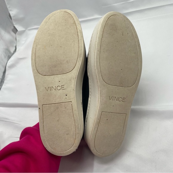 Vince Warren Suede Black Platform Sneakers - Picture 7 of 13